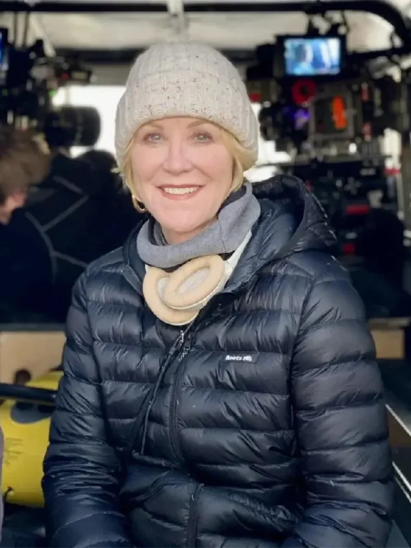 Joanna Kerns The Good Doctor Series Black Puffer Jacket