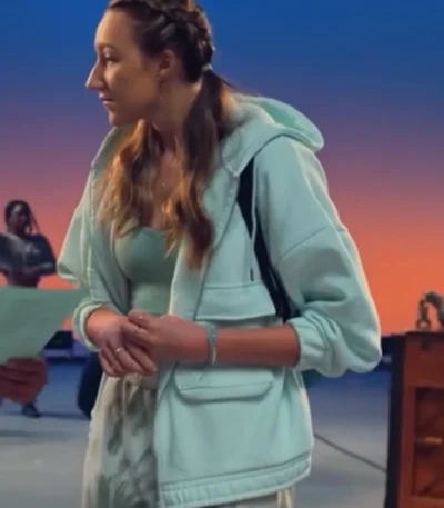Tall Girl 2 Ava Michelle Blue Hooded Jacket