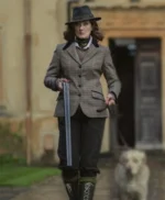 Joely Richardson The Gentlemen 2024 Checkered Blazeru