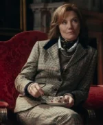Joely Richardson The Gentlemen 2024 Checkered Blazeru