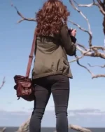 The In Between Joey King Green Cotton Jacket