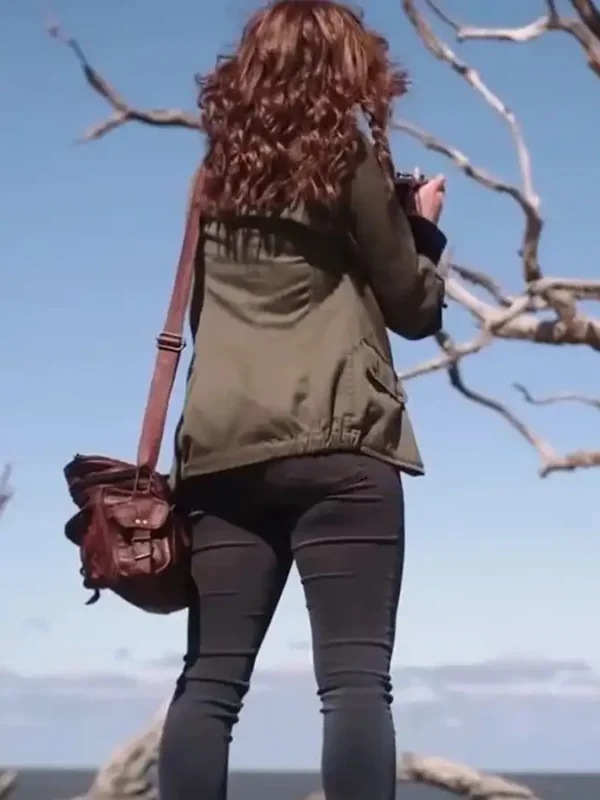 The In Between Joey King Green Cotton Jacket