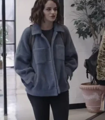 Joey King The In Between Grey Wool Jacket
