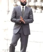 John David Washington Tenet Grey Suit