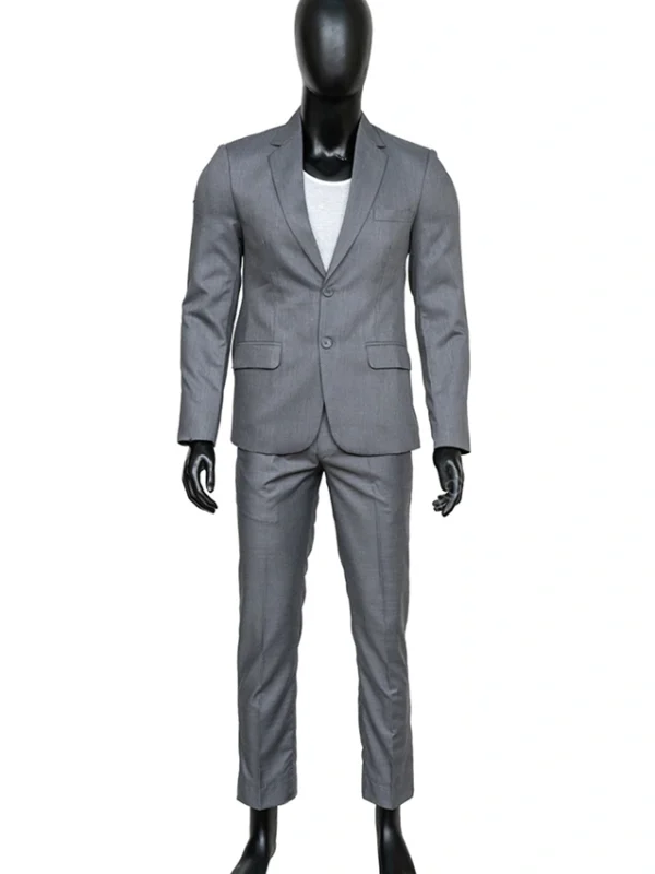 John David Washington Tenet Grey Suit