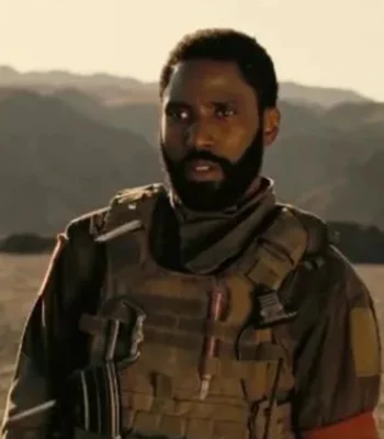 John David Washington Tenet The Protagonist Beige Vest