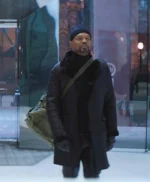 John Shaft 2019 Black Shearling Fur Leather Coat