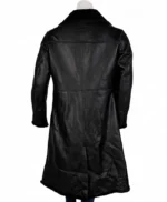 John Shaft 2019 Black Shearling Fur Leather Coat