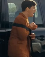 Josh Hutcherson The Beekeeper 2024 Brown Suit