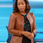Karen Pittman The Morning Show S04 Brown Jacket