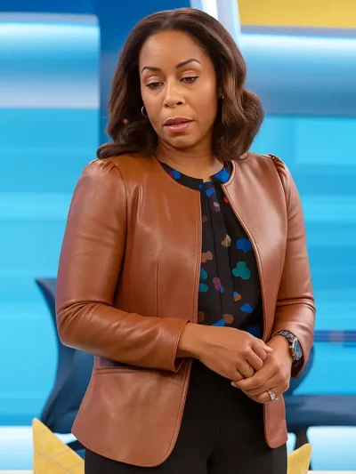 Karen Pittman The Morning Show S04 Brown Jacket