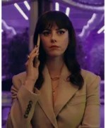 Kaya Scodelario 2024 The Gentlemen Brown BlazerThe Gentlemen