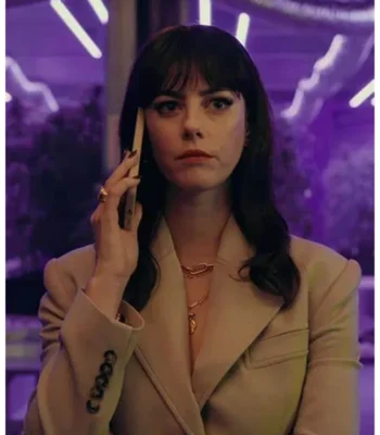 Kaya Scodelario 2024 The Gentlemen Brown BlazerThe Gentlemen