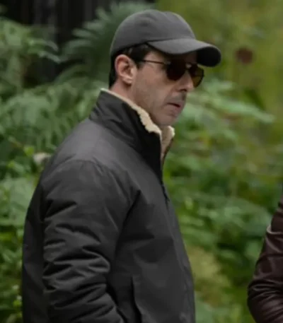 Kendall Roy Succession S04 Shearling Brown Jacket
