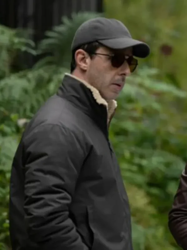 Kendall Roy Succession S04 Shearling Brown Jacket
