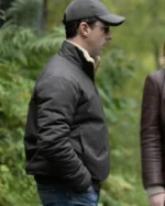 Kendall Roy Succession S04 Shearling Brown Jacket