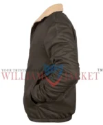 Kendall Roy Succession S04 Shearling Brown Jacket
