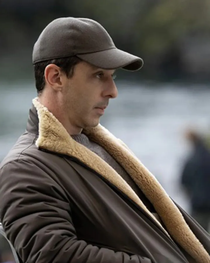 Kendall Roy Succession S04 Shearling Brown Jacket Kendall Roy Succession S04 Shearling Brown Jacket