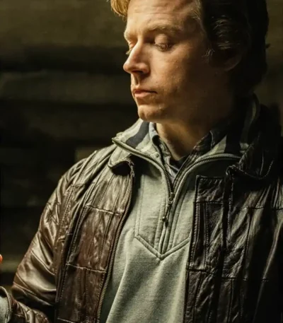 The Gold 2023 Jack Lowden Leather Jacket