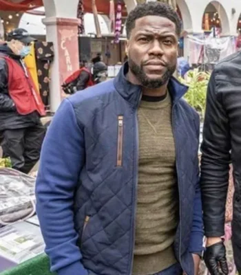 Kevin Hart The Man From Toronto Navy Quilted Jacket