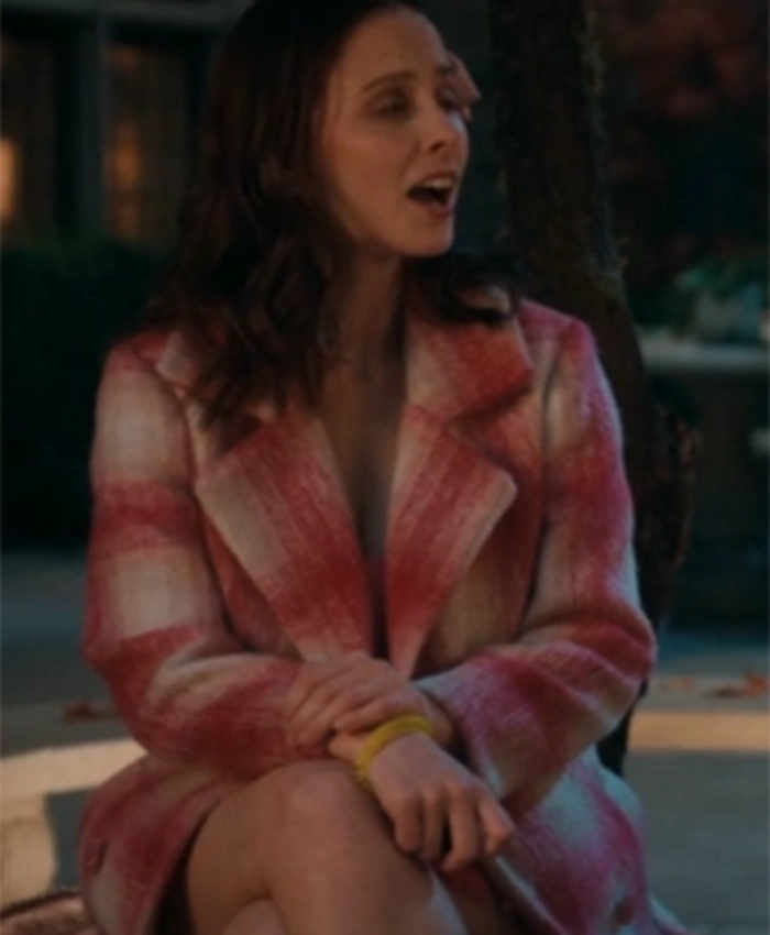 Kimberly Finkle The Sex Lives of College Girls Plaid Coat Kimberly Finkle The Sex Lives of College Girls Plaid Coat