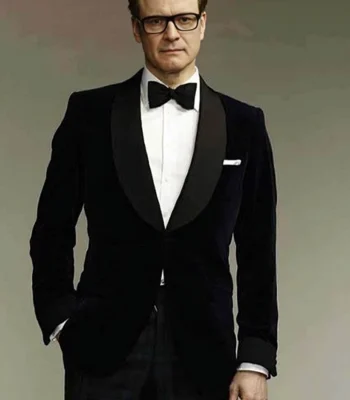 Kingsman Harry Hart Colin Firth Black Tuxedo