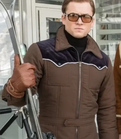 Kingsman The Golden Circle Eggsy Brown Jacket
