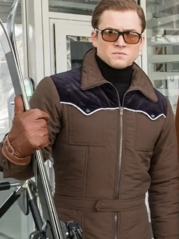 Kingsman The Golden Circle Eggsy Brown Jacket
