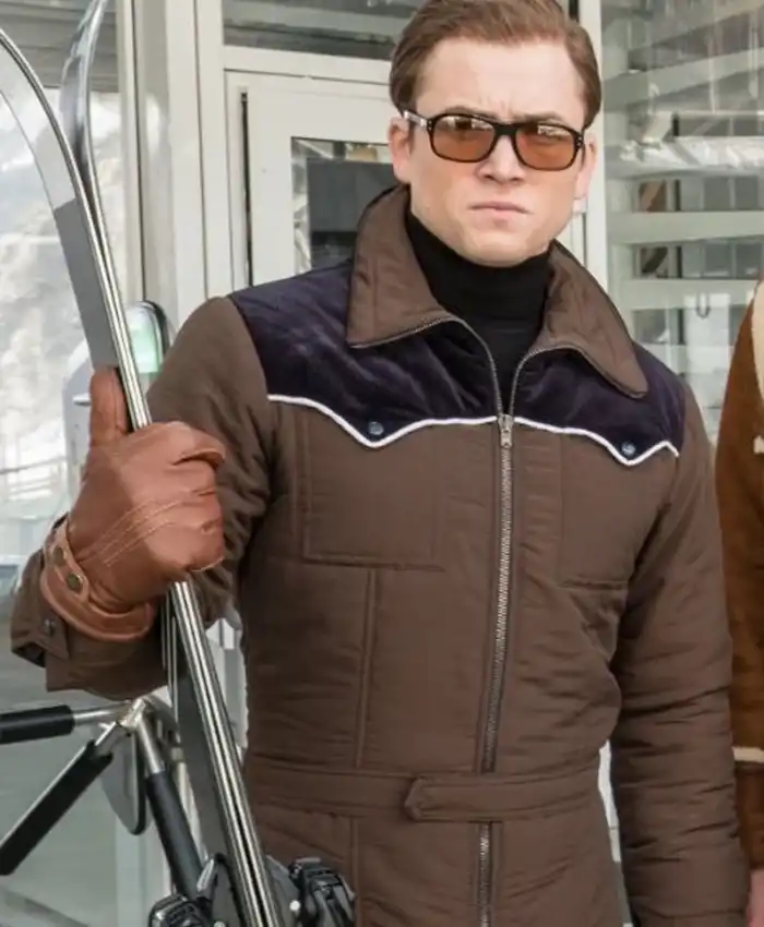 Kingsman The Golden Circle Eggsy Brown Jacket Kingsman The Golden Circle Eggsy Brown Jacket