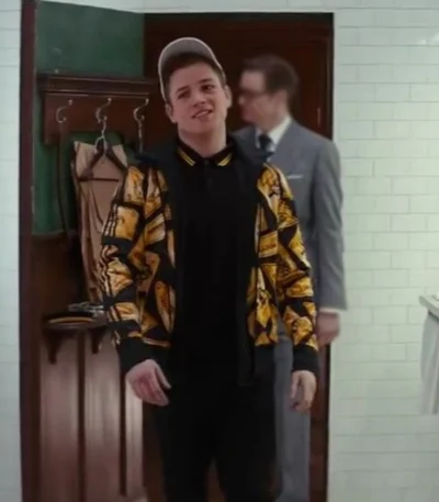 Kingsman The Secret Service Eggsy Yellow Bomber Jacket