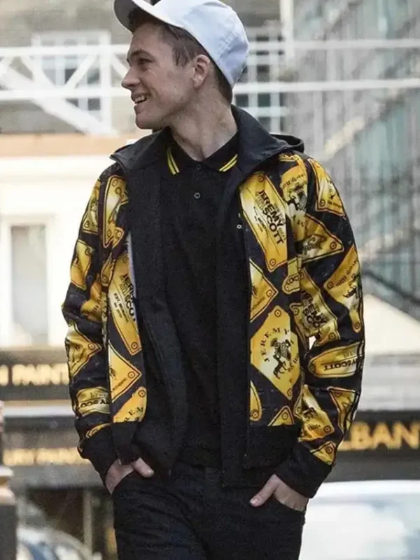 Kingsman The Secret Service Eggsy Yellow Bomber Jacket