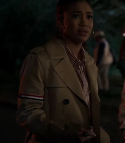 Lauren Power Book II Ghost Brown Trench Coat