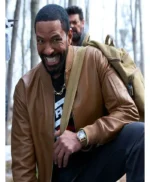 The Boys S05 Laz Alonso Brown Leather Jacket