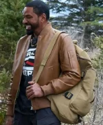 The Boys S05 Laz Alonso Brown Leather Jacket