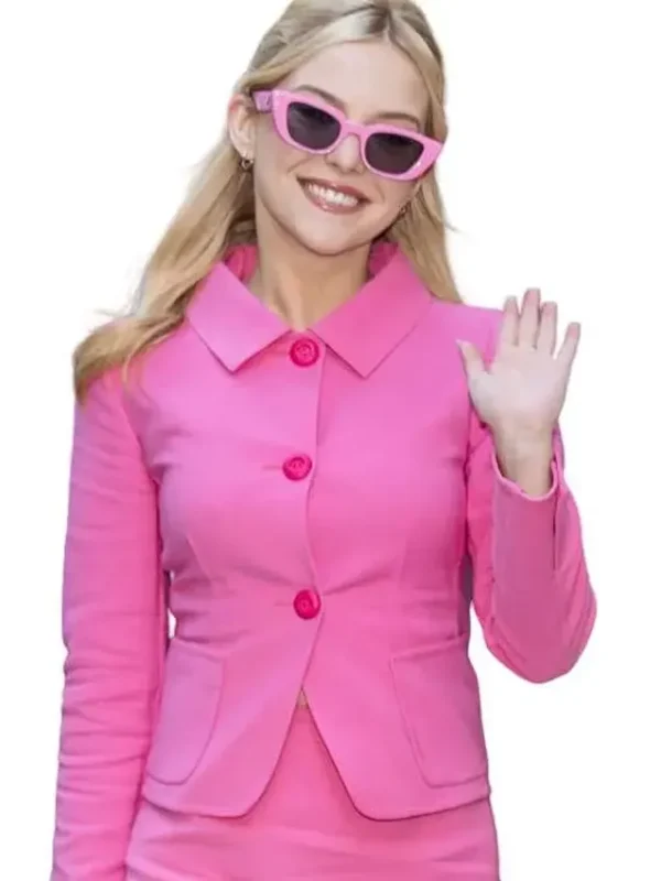 Lexi Minetree Elle 2026 Pink Wool Jacket