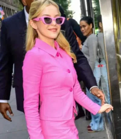 Lexi Minetree Elle 2026 Pink Wool Jacket