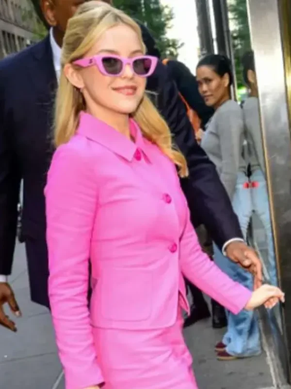 Lexi Minetree Elle 2026 Pink Wool Jacket