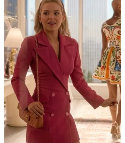 Elle Lexi Minetree Pink Blazer