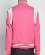 Elle Lexi Minetree Pink Bomber Jacket