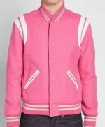 Elle Lexi Minetree Pink Bomber Jacket