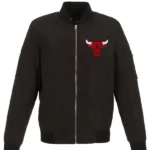 Lightweight Chicago Bulls Nylon Bomber Jacket