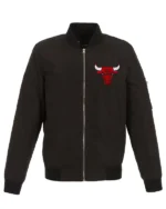Lightweight Chicago Bulls Nylon Bomber Jacket