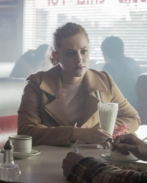Lili Reinhart Riverdale Brown Wool Coat