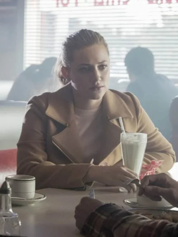 Lili Reinhart Riverdale Brown Wool Coat