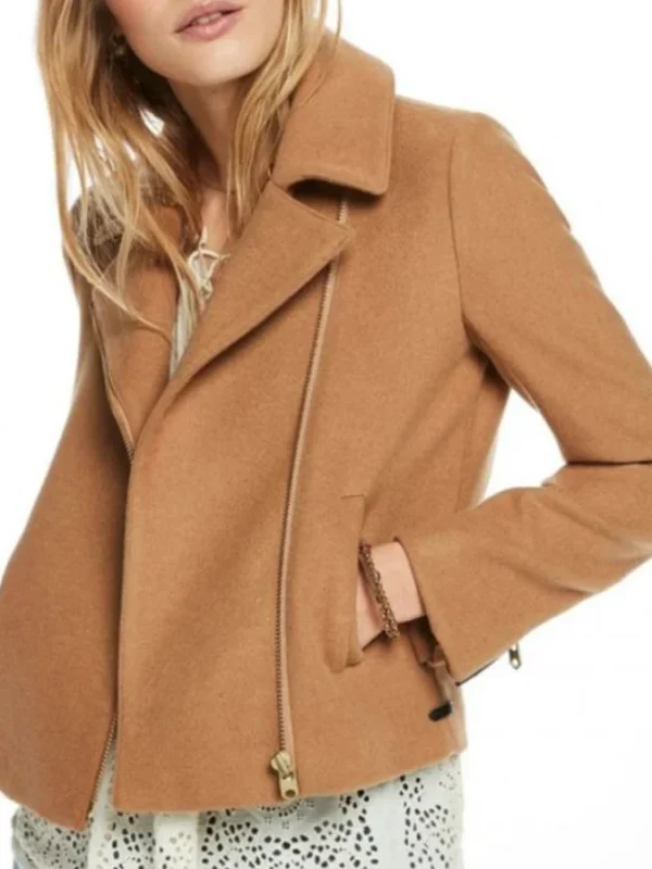 Lili Reinhart Riverdale Brown Wool Coat