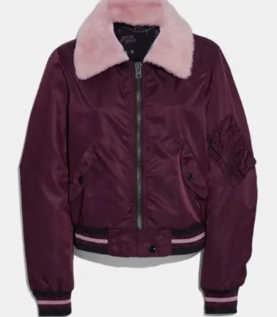 Lili Reinhart Riverdale S04 Betty Cooper Maroon Jacket