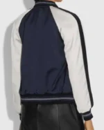 Lili Reinhart Riverdale S04 Blue and White Bomber Jacket
