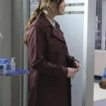 Linda TV Series The Good Doctor S06 Maroon Coat