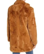 Liza Lapira The Equalizer Brown Fur Coat