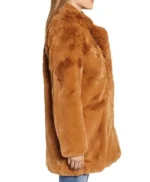 Liza Lapira The Equalizer Brown Fur Coat